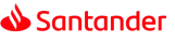 Imagem apresenta o logo do Santander, cliente da Neoway.